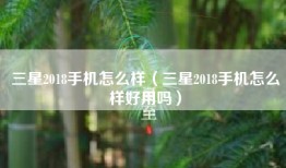 三星2018手机怎么样（三星2018手机怎么样好用吗）