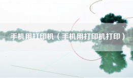 手机用打印机（手机用打印机打印）