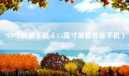 3.5寸屏幕手机（3.5英寸屏幕智能手机）